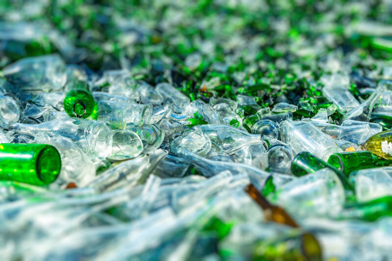 glass bottle recycling