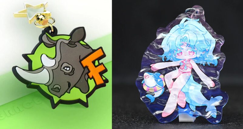 PVC vs Acrylic Keychains