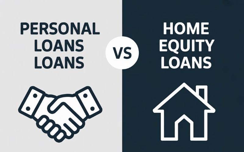 Personal Loans vs Home Equity Loans comparison