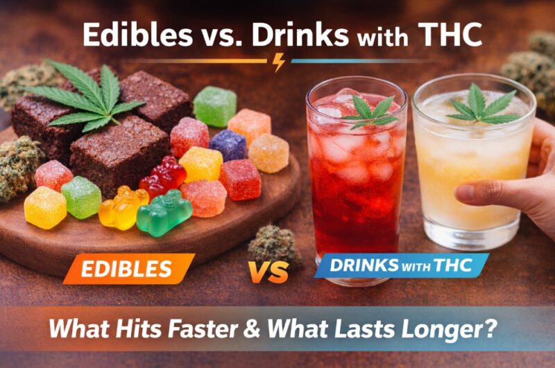 Edibles Vs Drinks with THC