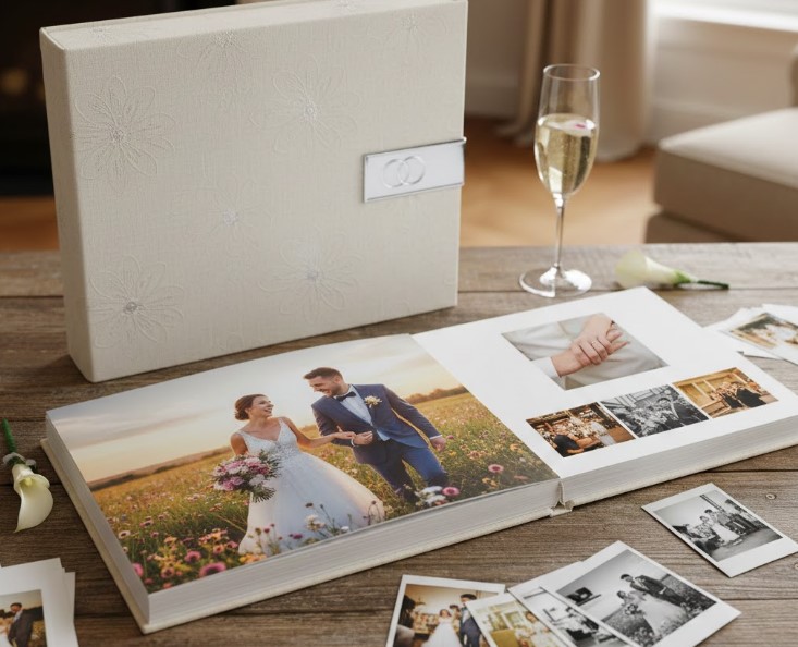 Photo Album Or Photo Book For A Wedding
