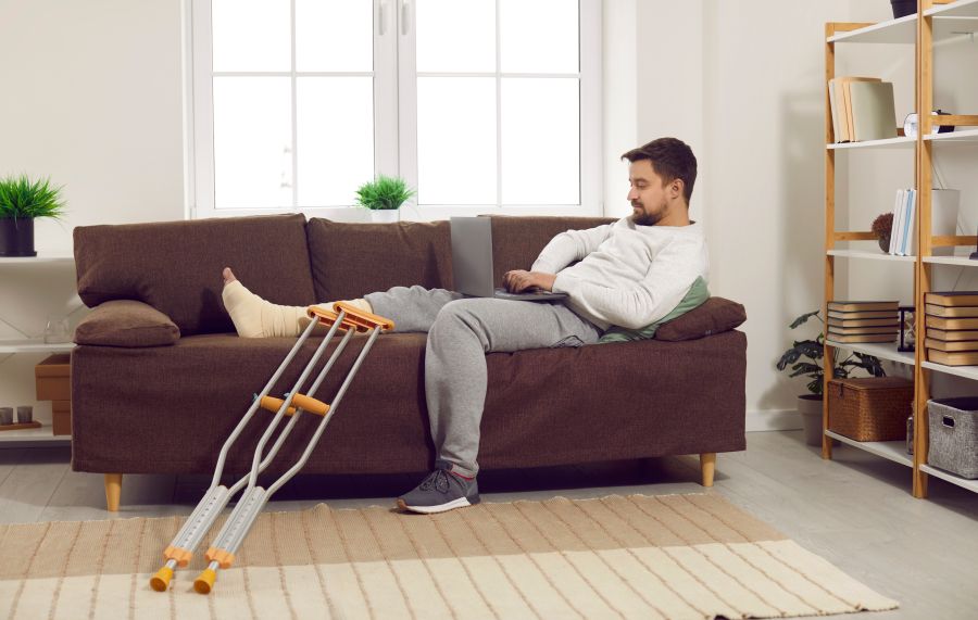 Out of work after injuriy